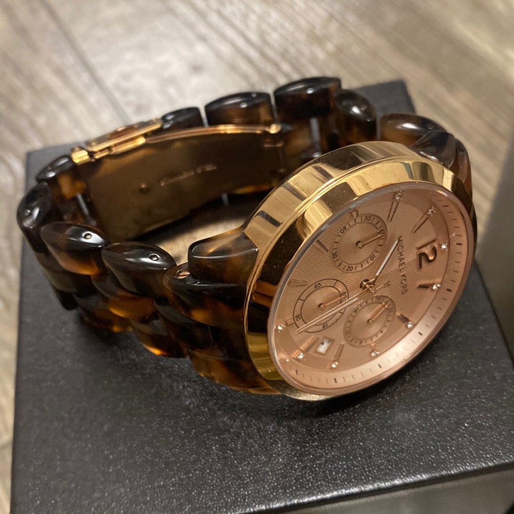 Michael Kors Tortoise watch